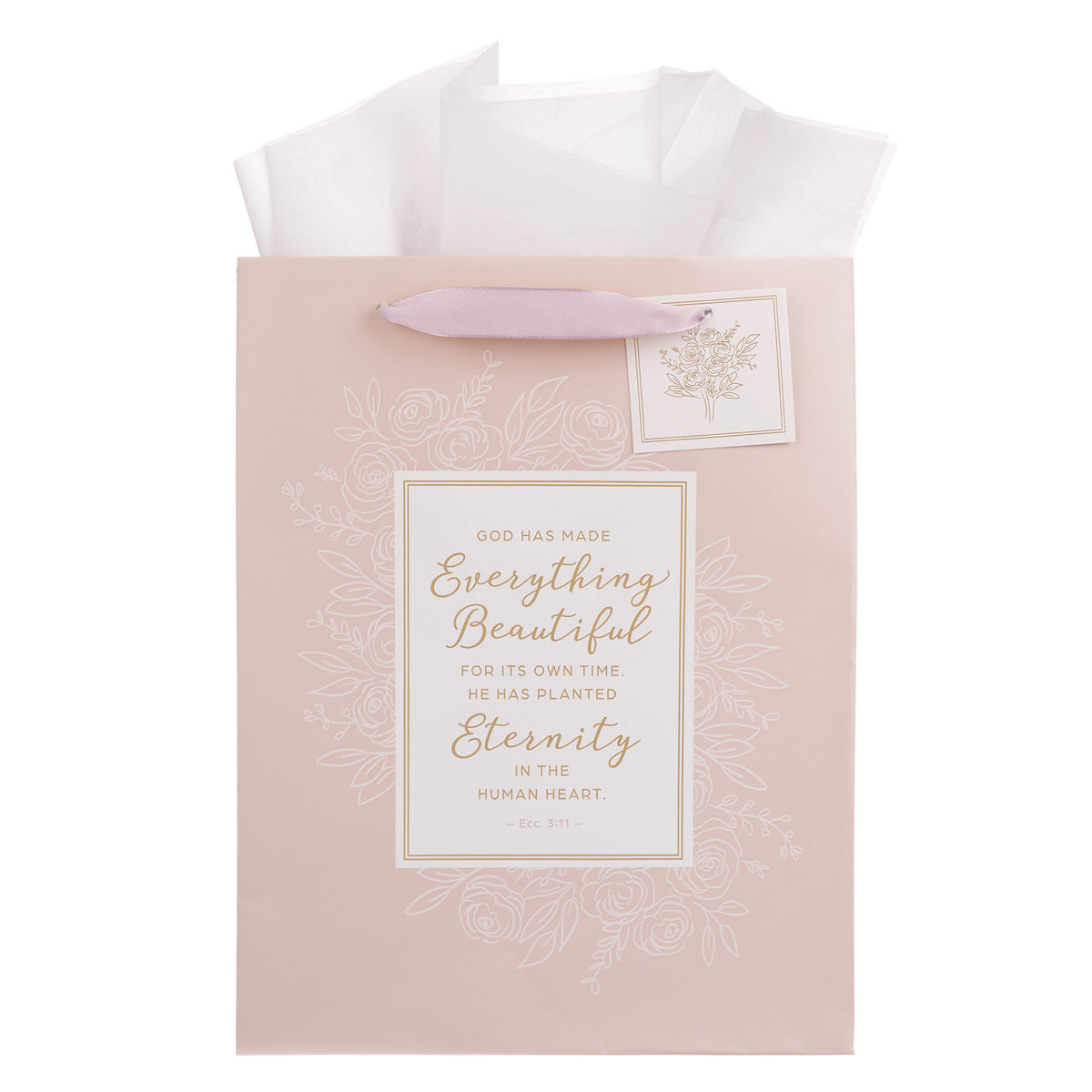 Everything Beautiful Portrait Gift Bag with Gift Tag