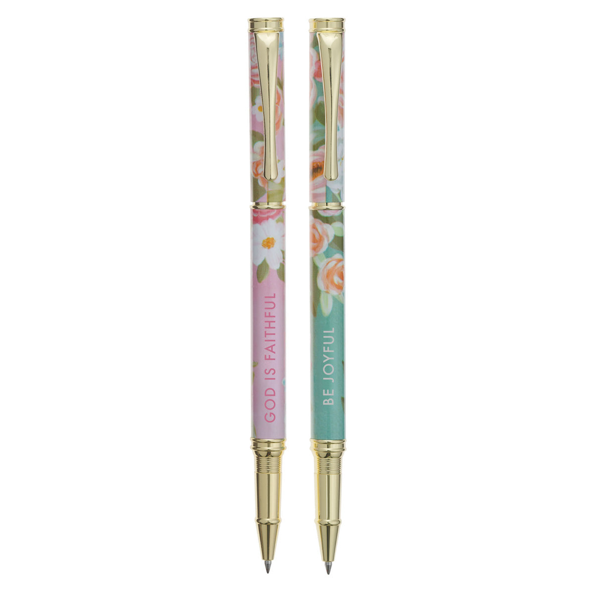 Be Joyful, God Is Faithful Two-Piece Pen Set with Black Ink