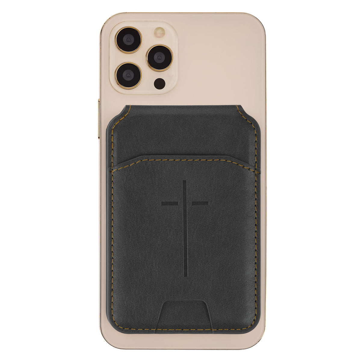 Cross Black Magnetic Faux Leather Phone Wallet