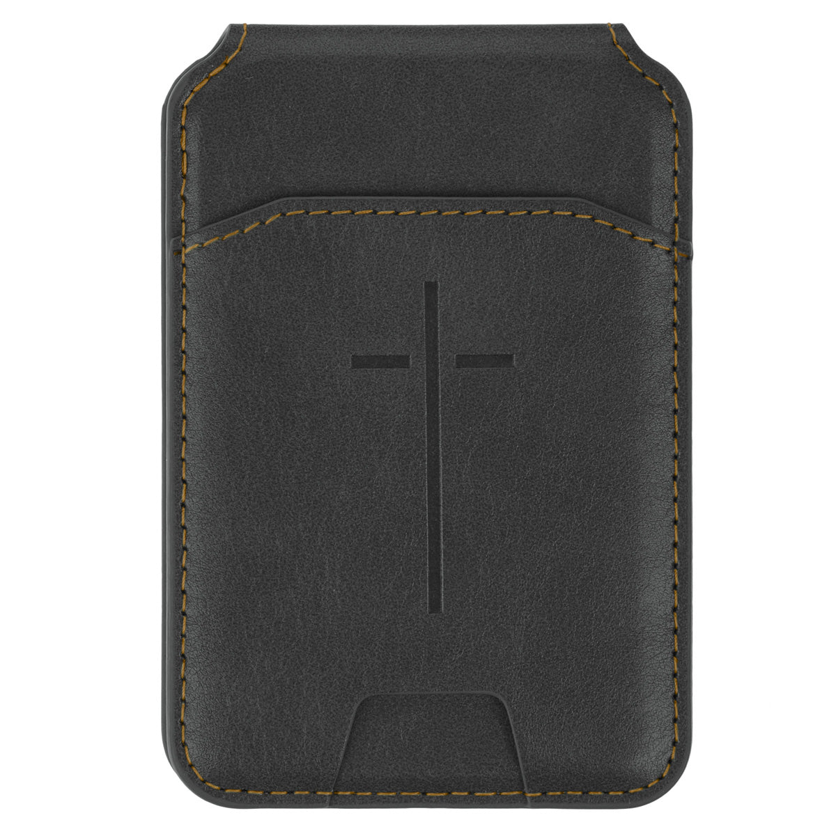Cross Black Magnetic Faux Leather Phone Wallet