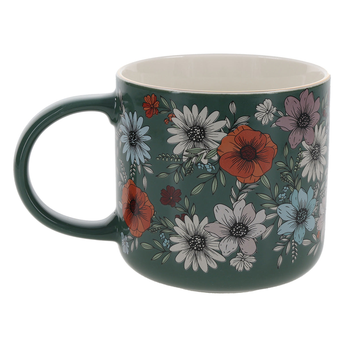 Be Still and Know Teal Ceramic Mug