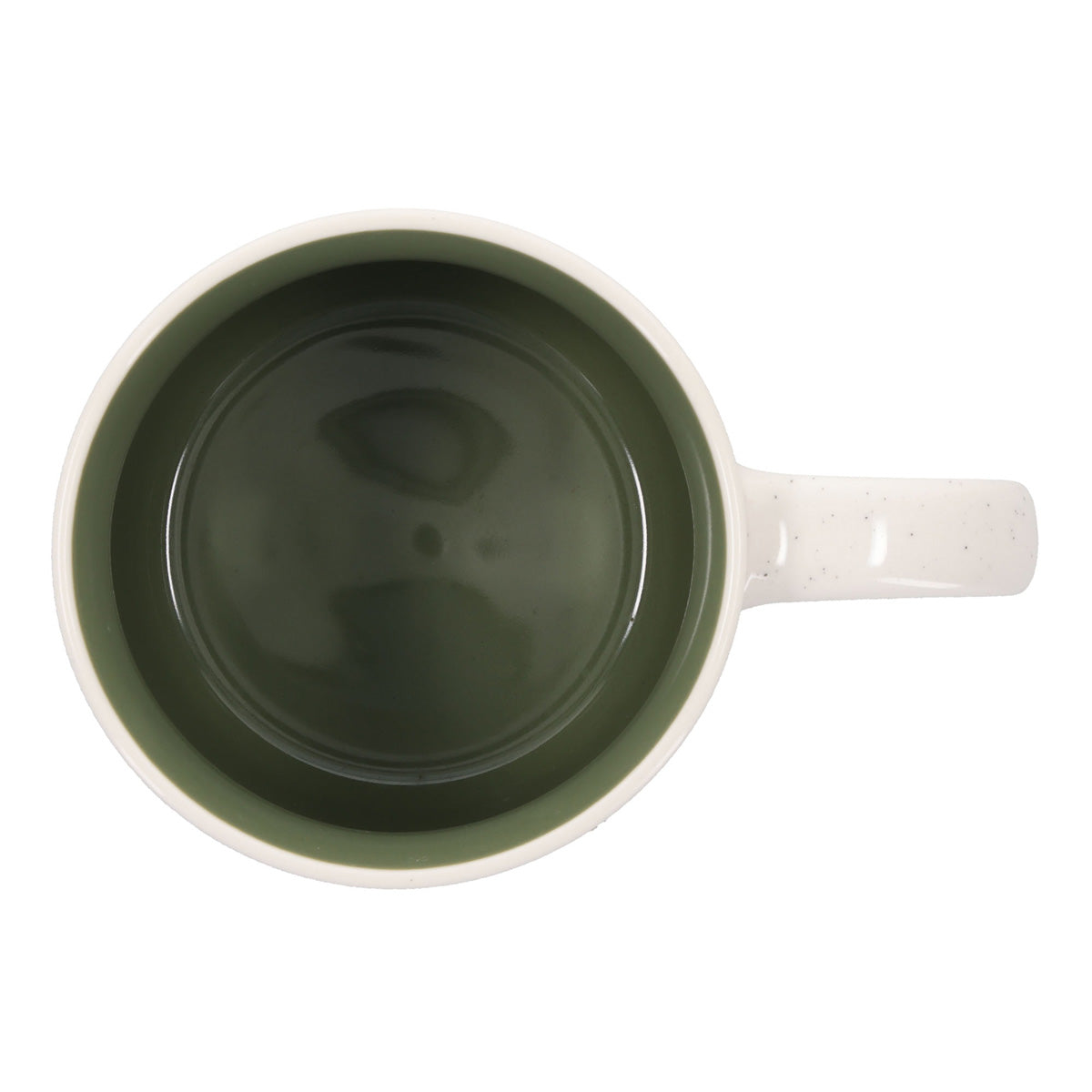 I Am with You Always Ceramic Mug with Green Interior