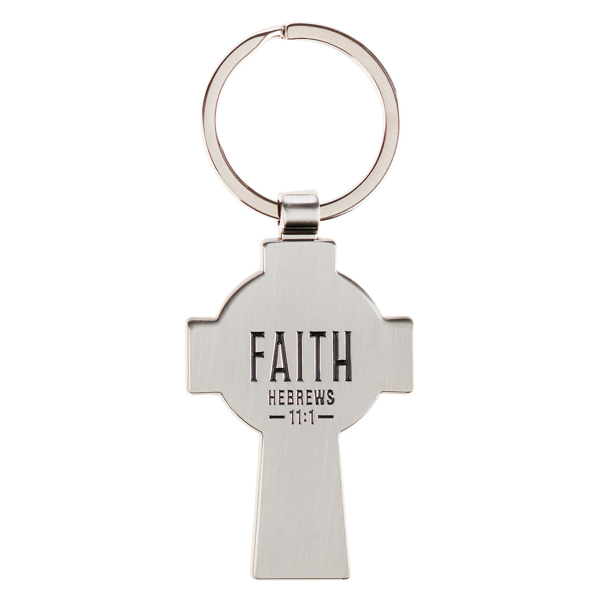 Celtic Cross Metal Keychain