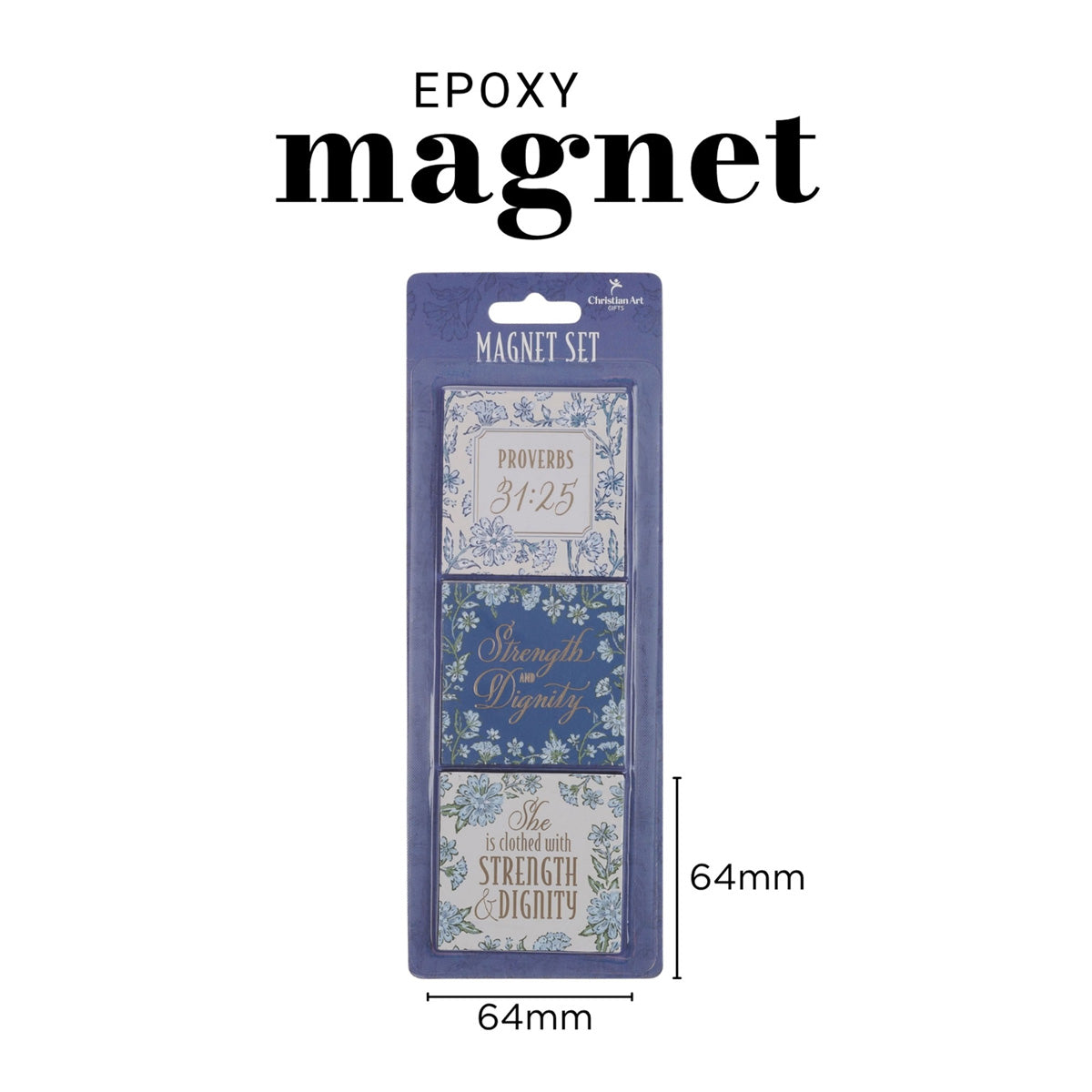 Strength and Dignity Three-Piece Magnetic Set
