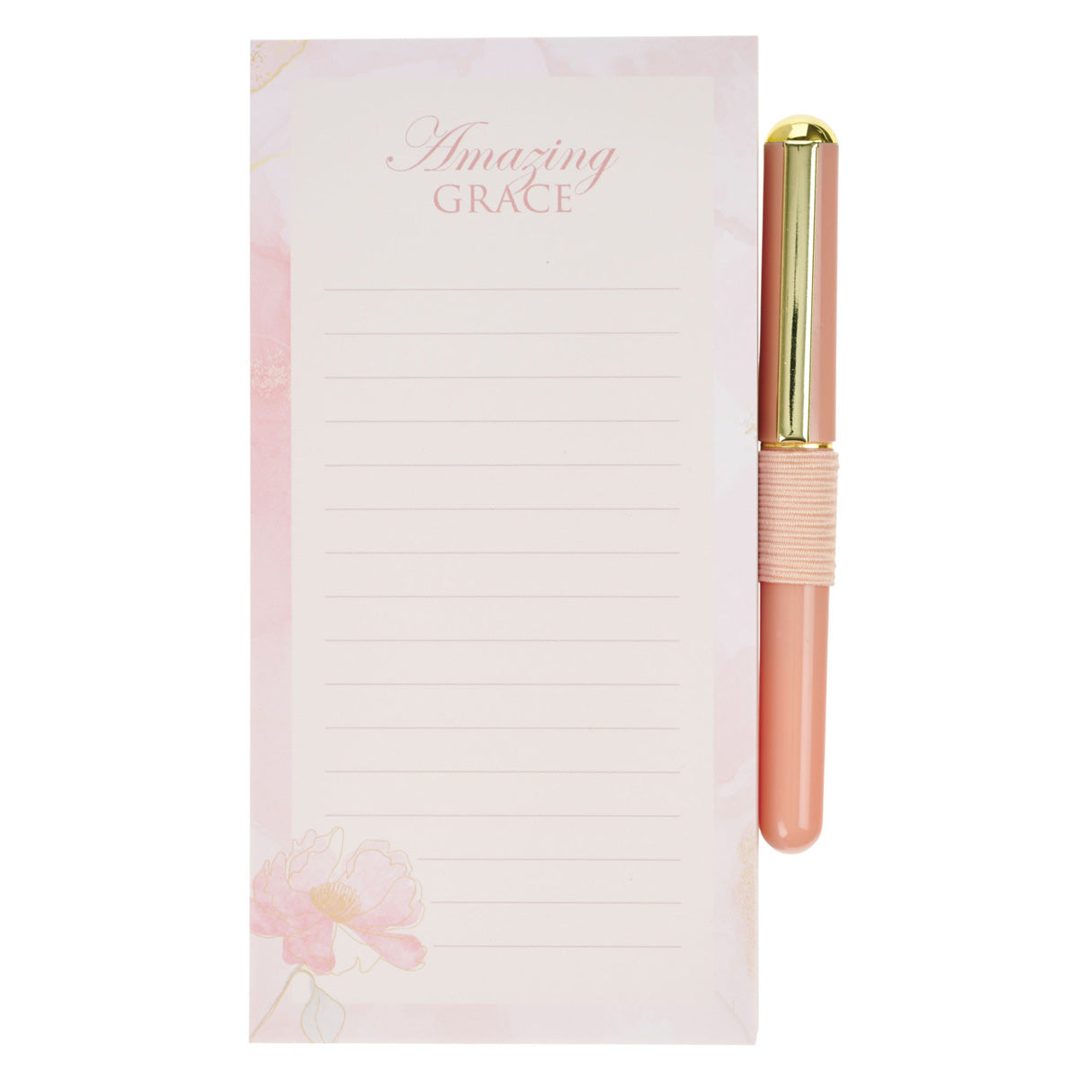 Amazing Grace Magnetic Notepad with Pen