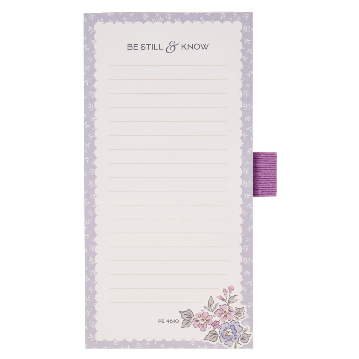 Be Still and Know Magnetic Notepad with Pen