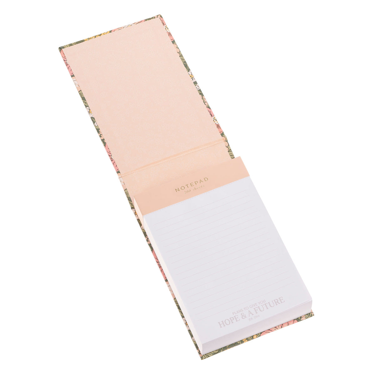 Hope and a Future Floral Hardcover Notepad