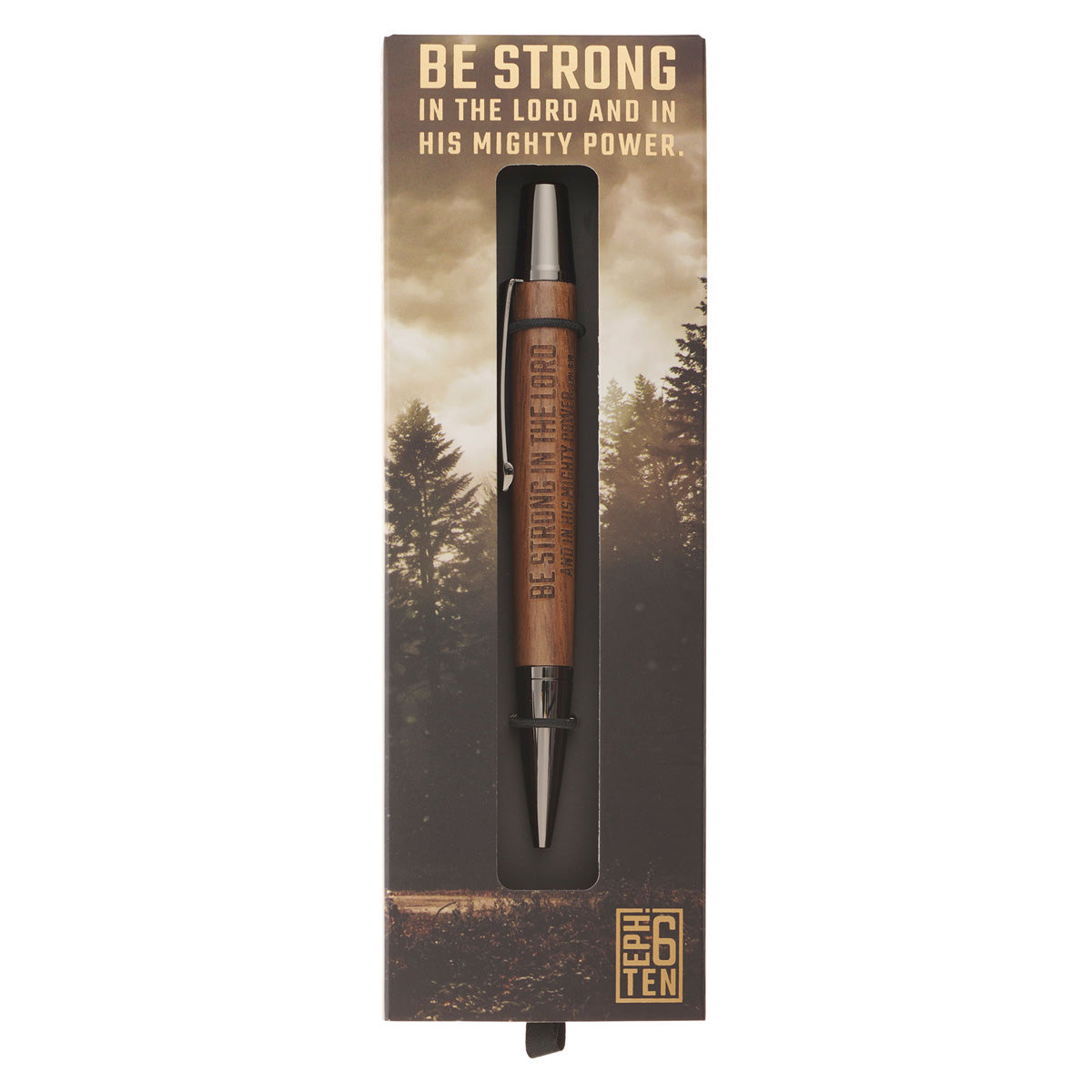 Be Strong in the Lord and in His Mighty Power Pen in Gift Box