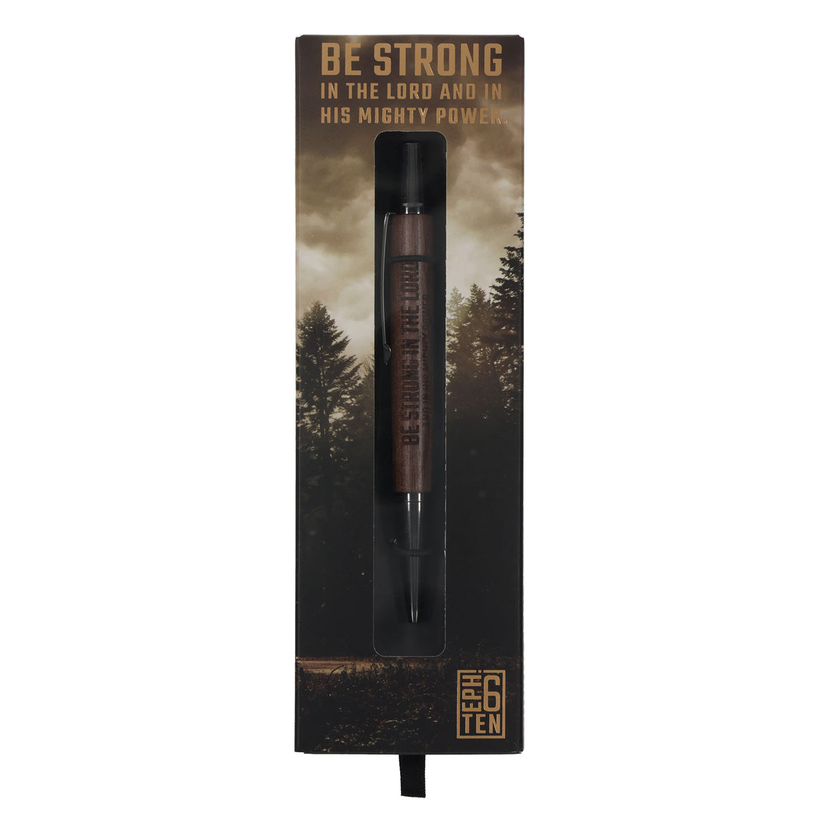 Be Strong in the Lord and in His Mighty Power Pen in Gift Box