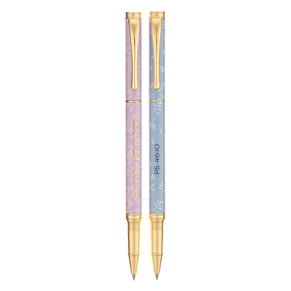 Be Still and Know Two-Piece Pen Set with Blue Ink