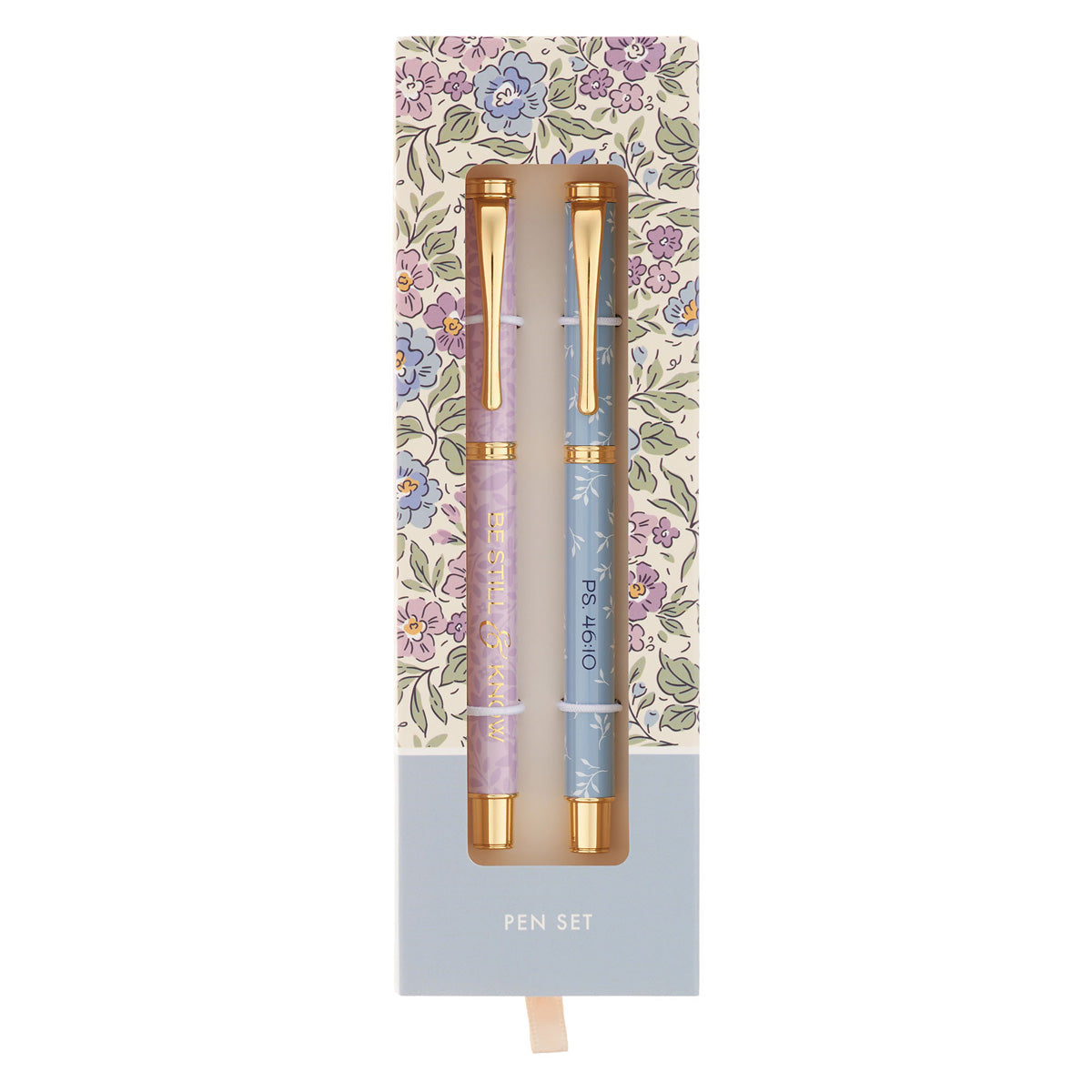 Be Still and Know Two-Piece Pen Set with Blue Ink