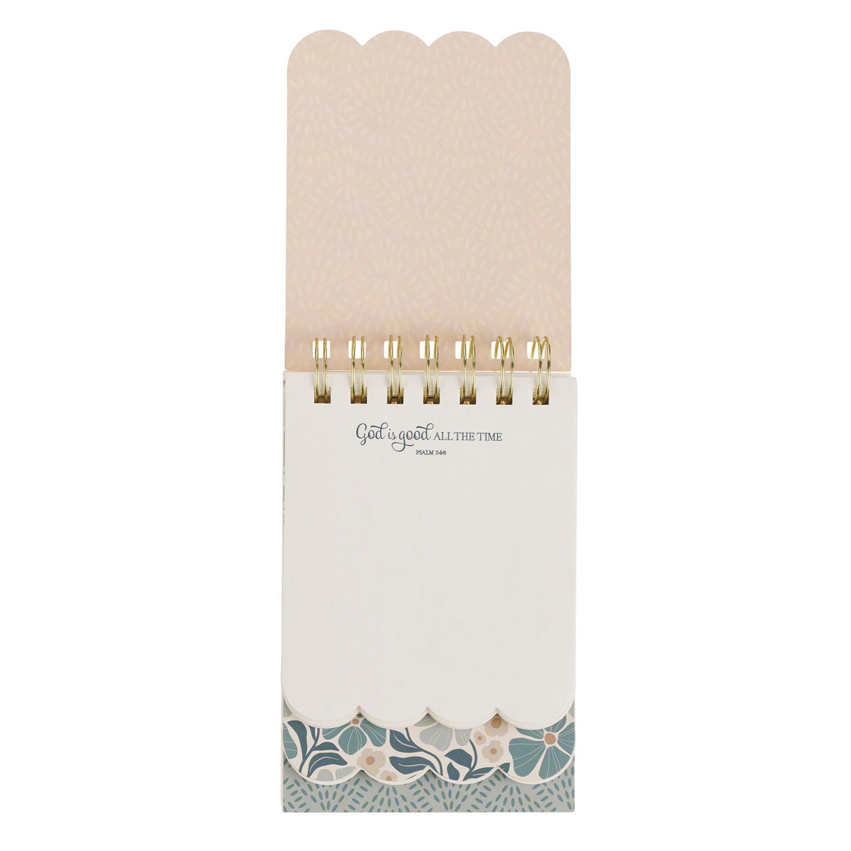 God Is Good All the Time Three-Layer Wirebound Notepad