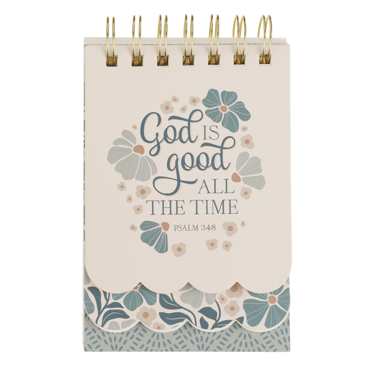 God Is Good All the Time Three-Layer Wirebound Notepad