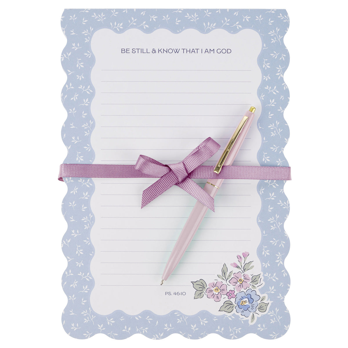 Be Still and Know That I Am God Notepad with Pen