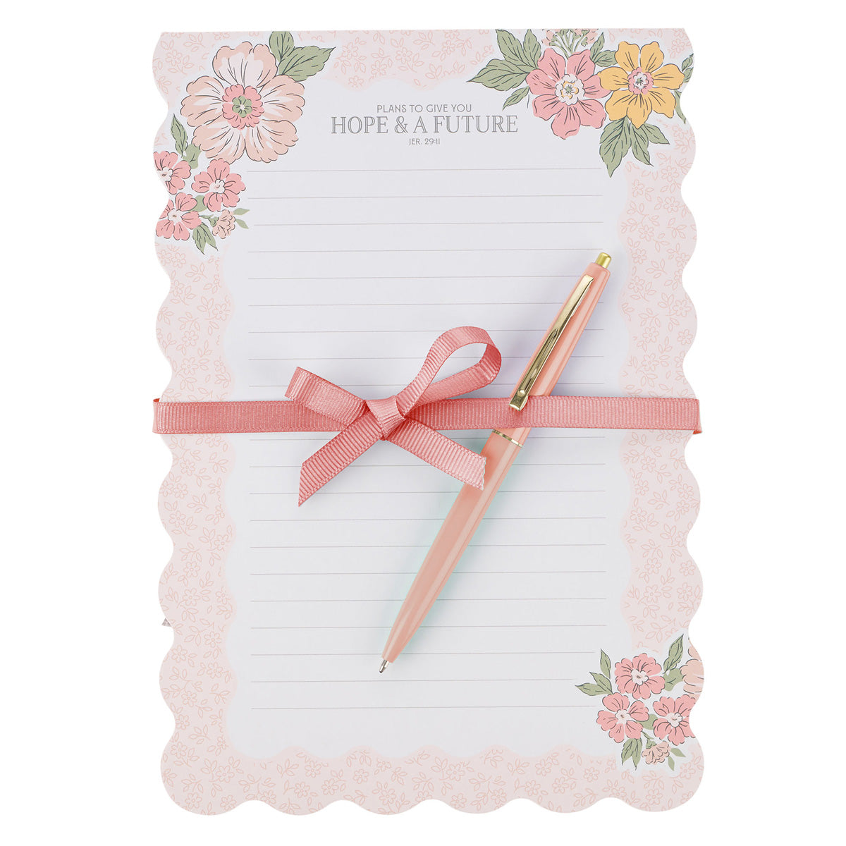 Plans to Give You Hope and a Future Notepad with Pen