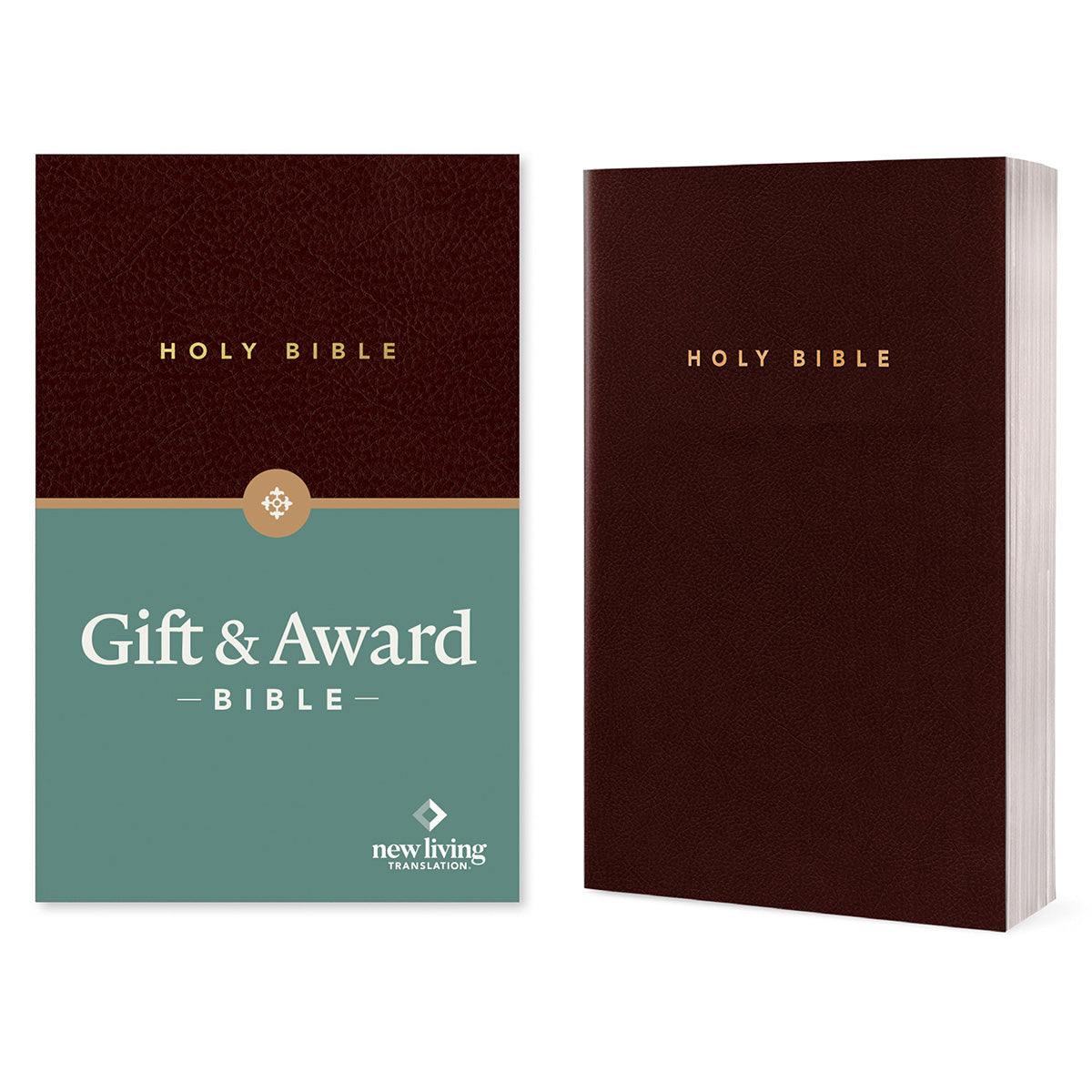 NLT Burgundy Imitation Leather Gift & Award Bible