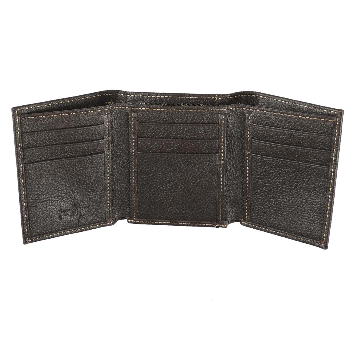 Three Crosses Brown (Genuine Leather Wallet)