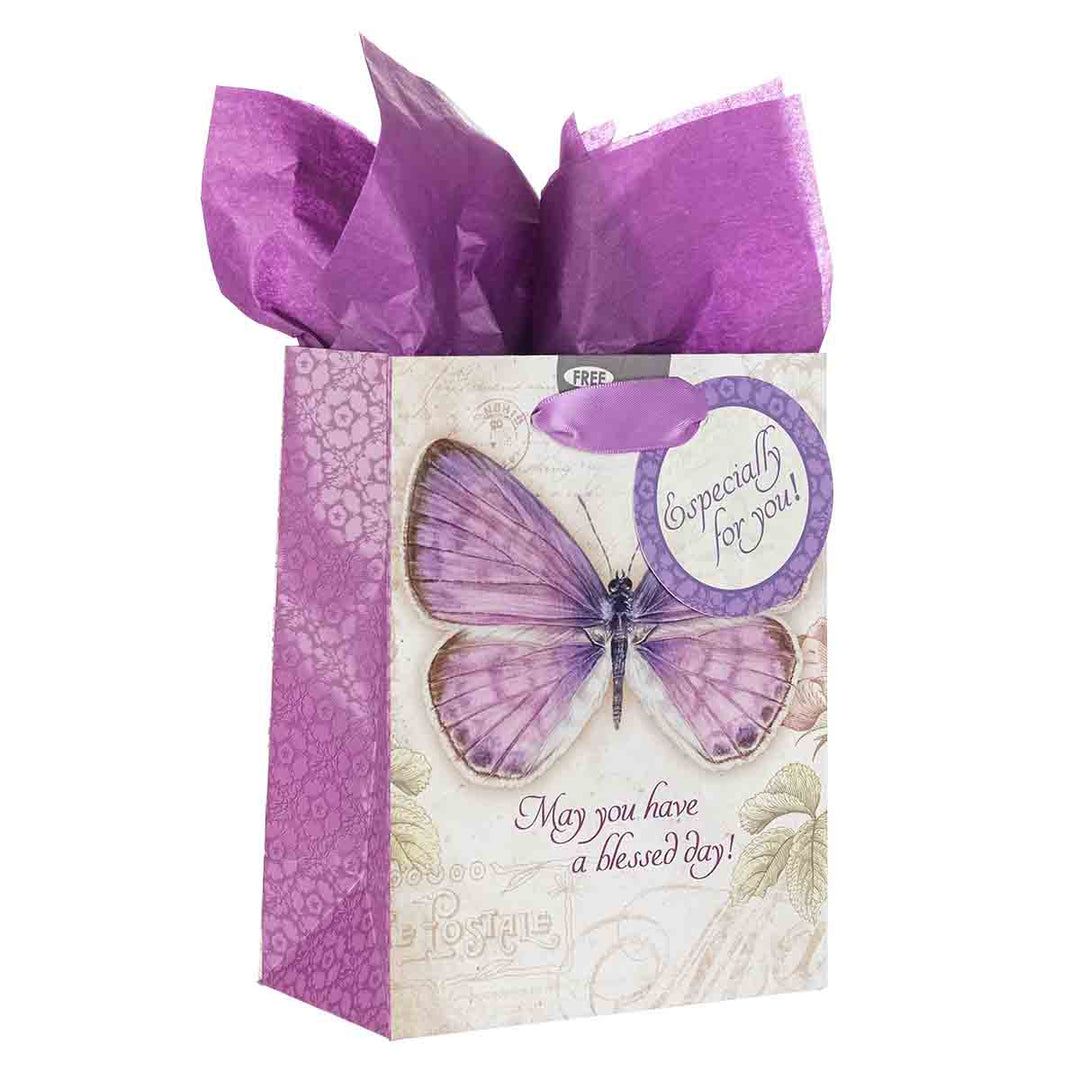May You Have A Blessed Day Small Gift Bag With Gift Tag - Numbers 6:24