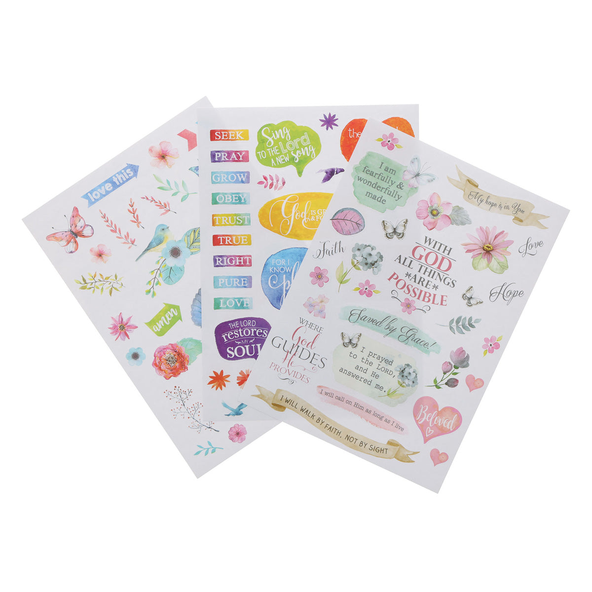 Bible Journaling Stickers (Set Of 3)(Journaling Stickers)