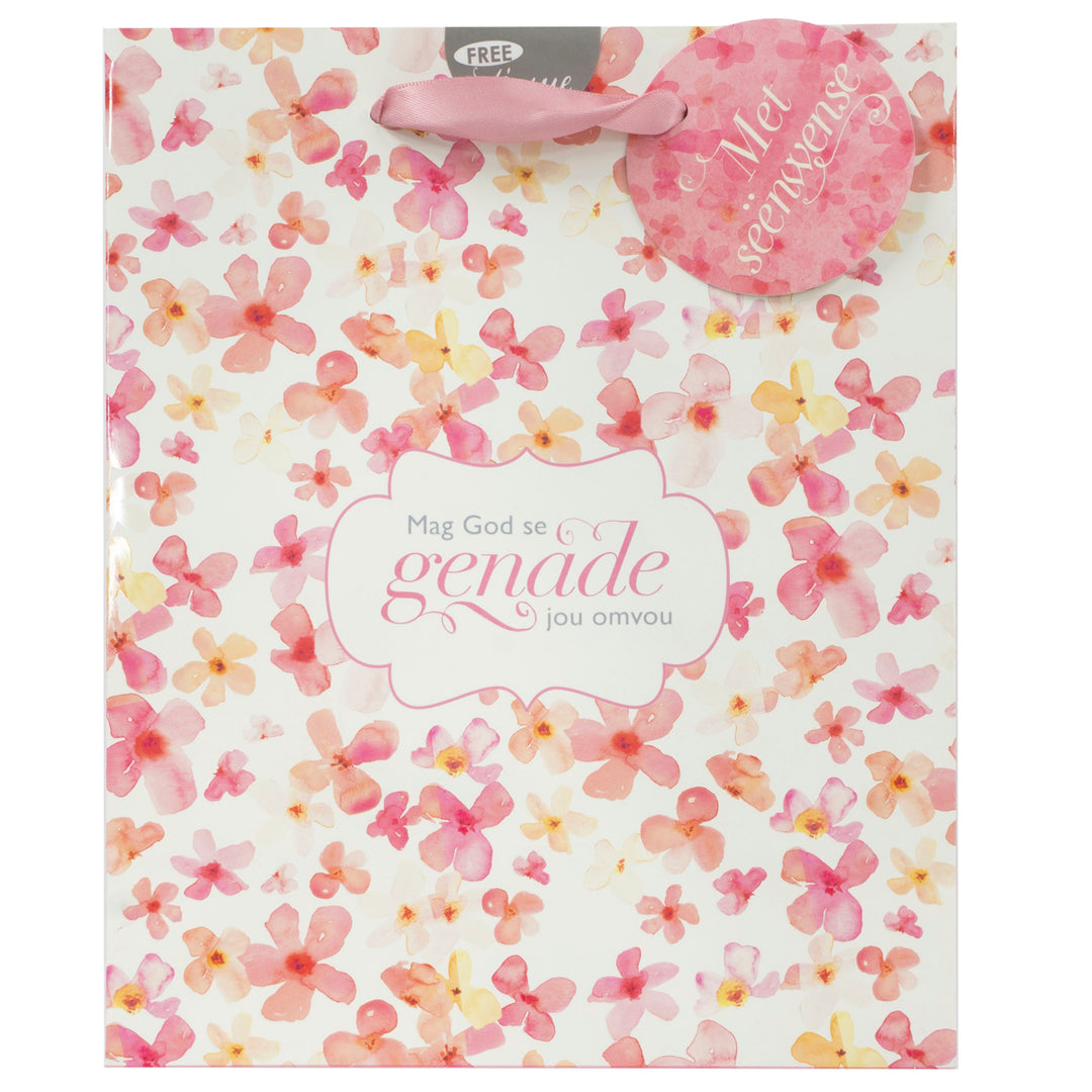 Mag God Se Genade Jou Omvou Afrikaans Medium Gift Bag With Gift Tag