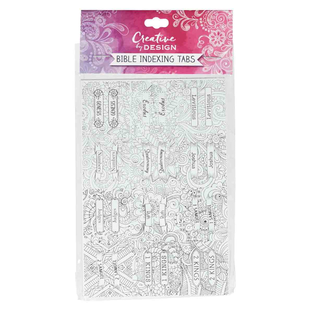Peel And Stick Coloring Bible Indexing Tabs - Set Of 6