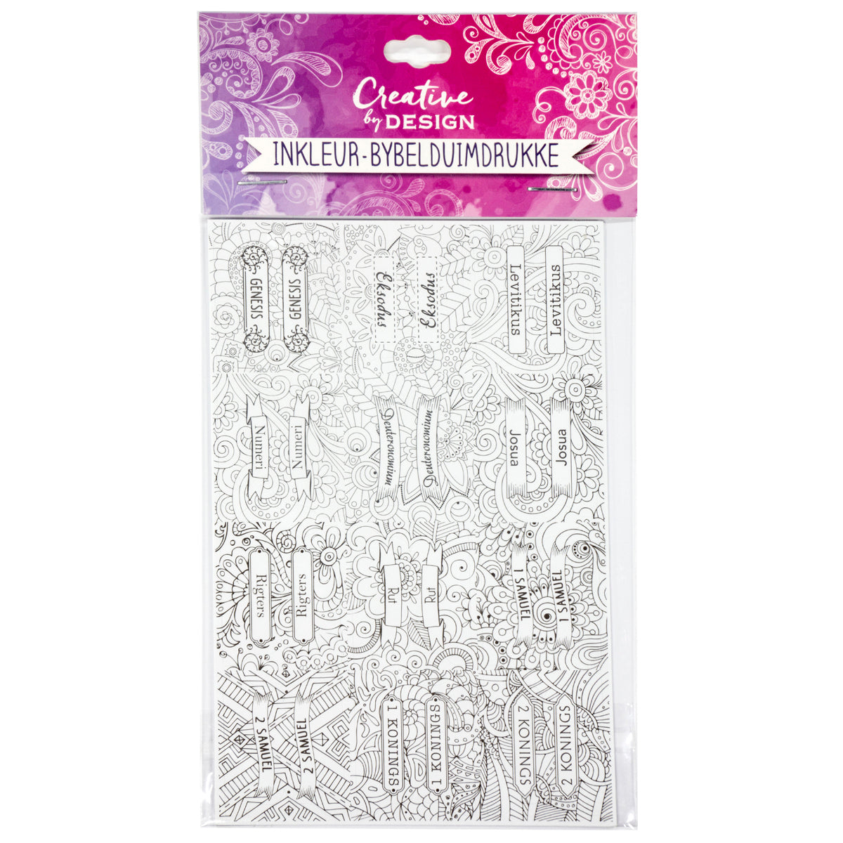 Inkleur-Duimdrukke Vir Jou Bybel - Stel Van 6