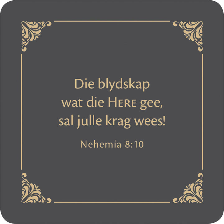 Woord Vir Vandag Afrikaans Cards In Black And Gold Tin