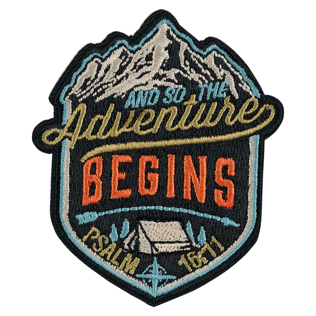 And So The Adventure Begins (Iron-On Patch)