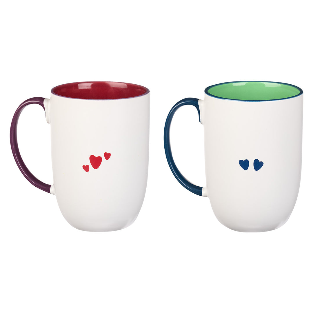 You Are My Cup Of Tea, I Love You A Whole Latte Two Piece Ceramic Mug Set