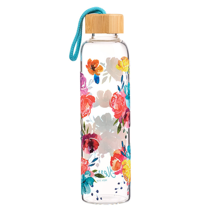 Blessed Glass Water Bottle - Proverbs 31:28