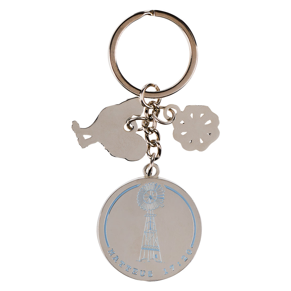 Geloof Maak Alles Moontlik Metal Key Ring