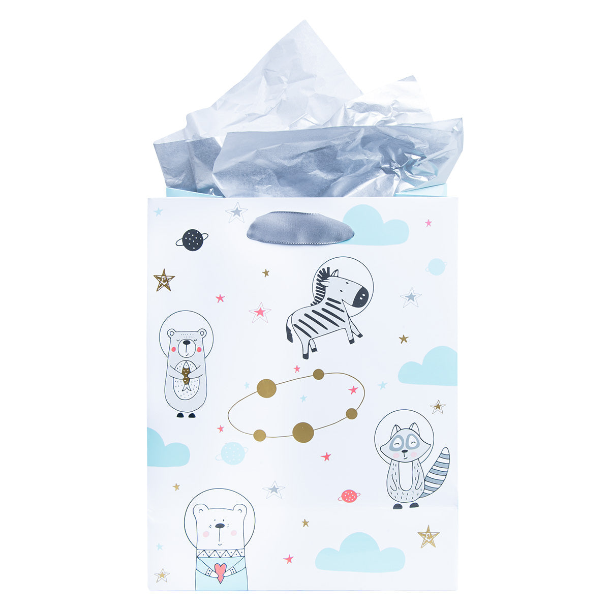 Blessings For A Baby Boy Medium Gift Bag With Gift Tag