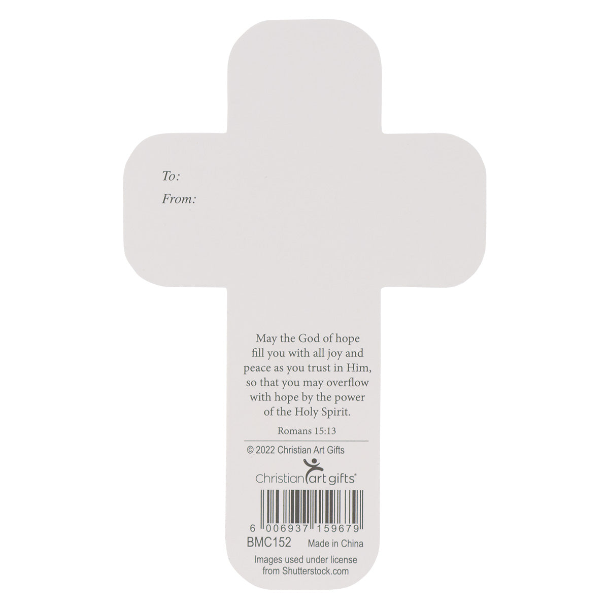 For God So Loved The World Cross Bookmark Set Of 6 - John 3:16
