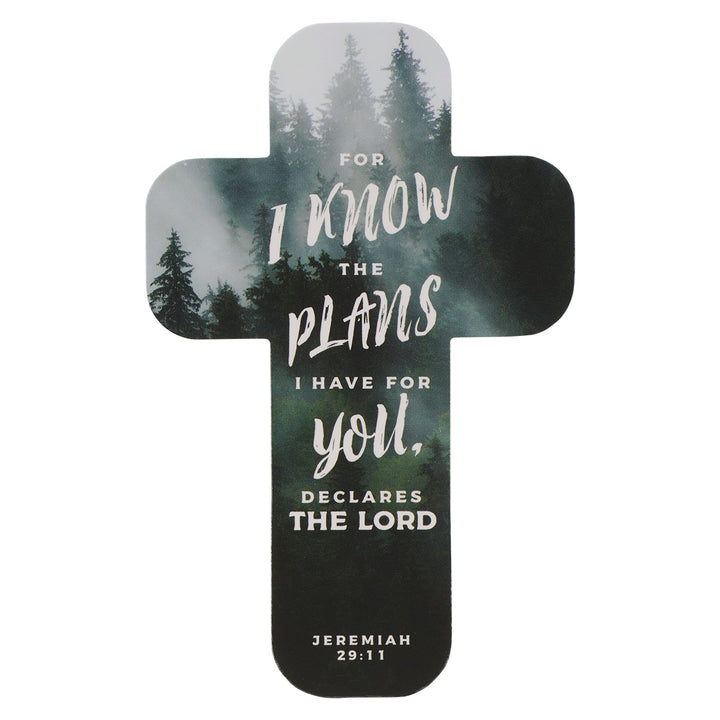 For I Know The Plans I Have For You Cross Bookmark Set Of 6 - Jeremiah 29:11