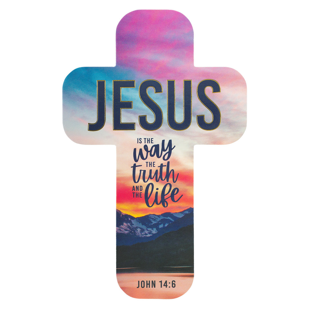 Jesus Is The Way The Truth The Life Cross Bookmark Set Of 6 - John 14:6