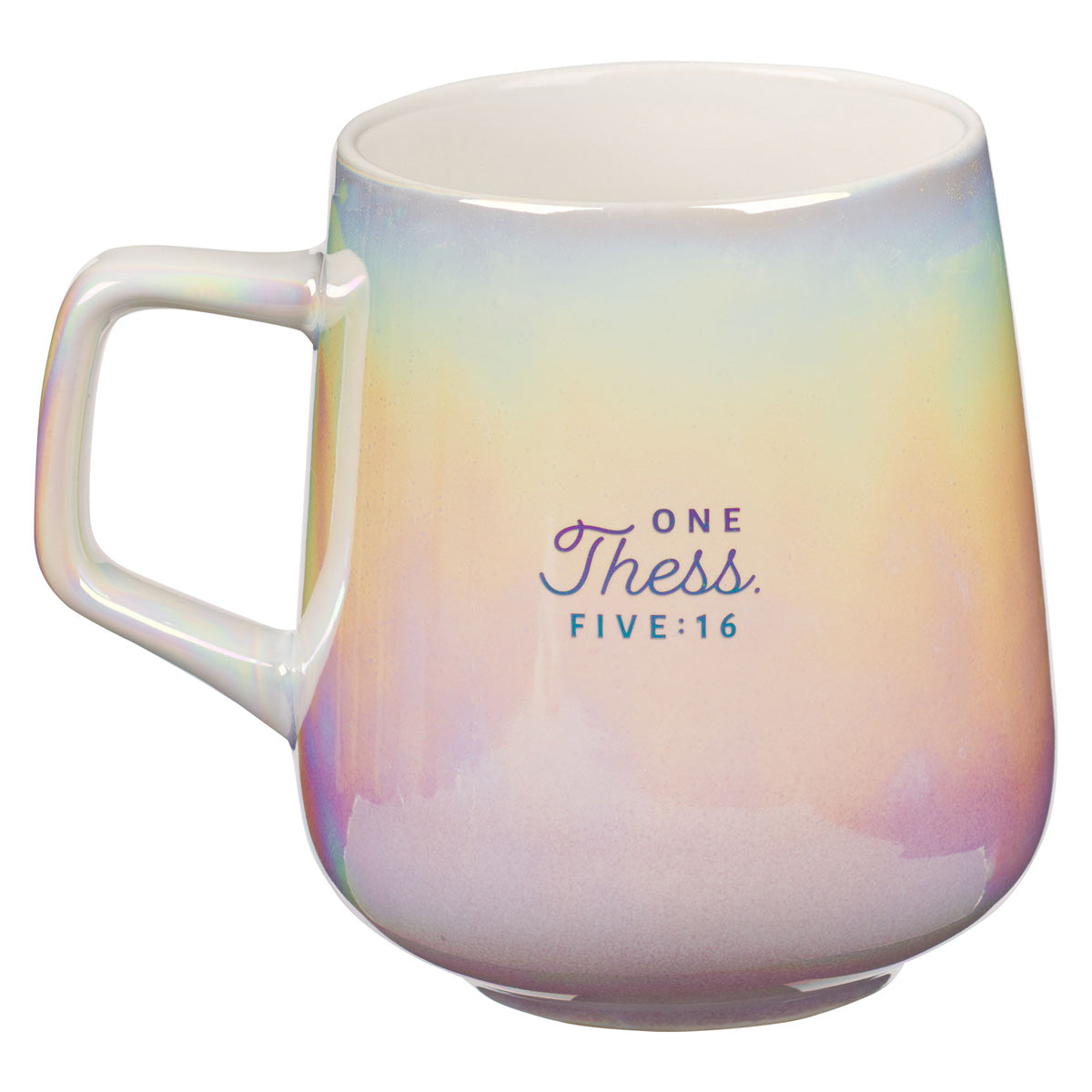 Be Joyful Always Pearl Ombre Ceramic Mug - 1 Thessalonians 5:16