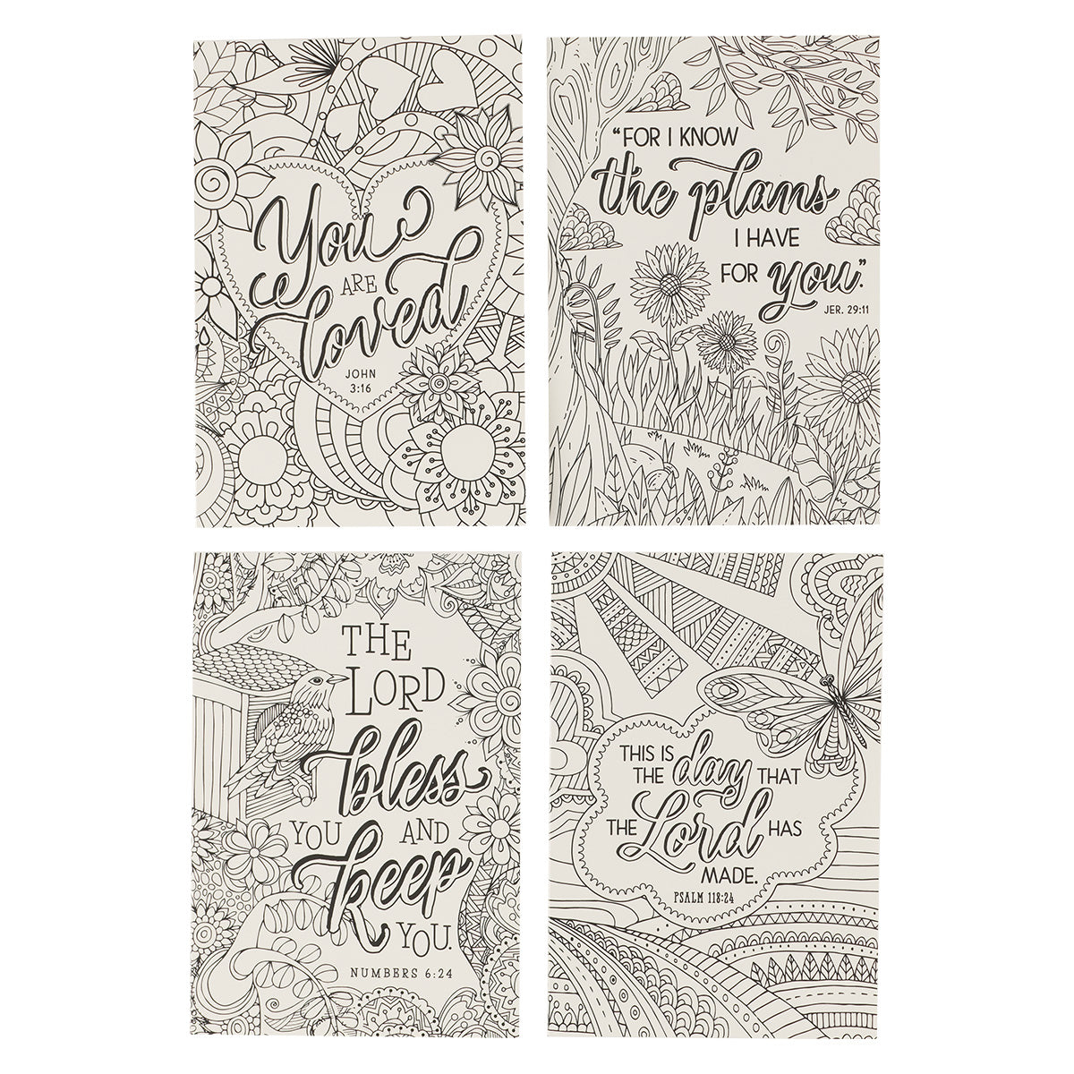 This Is The Day Coloring Greeting Card Set With Envelopes