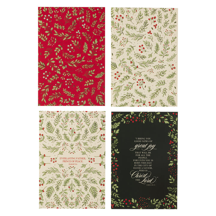 Christmas Greeting Card Set With Envelopes