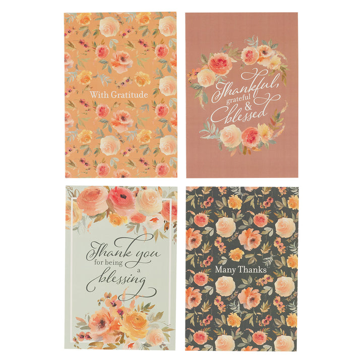 Thank You Greeting Card Set With Envelopes