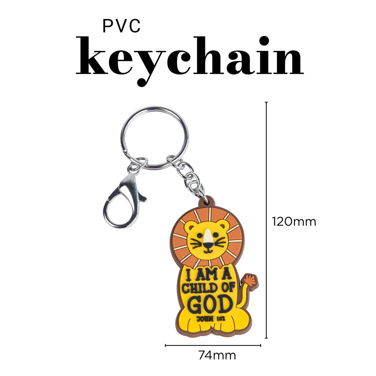 I Am A Child Of God Key Ring - John 1:12