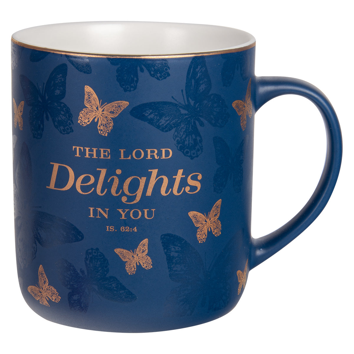 The Lord Delights In You Two Piece Ceramic Mug Set - Isaiah 62:4