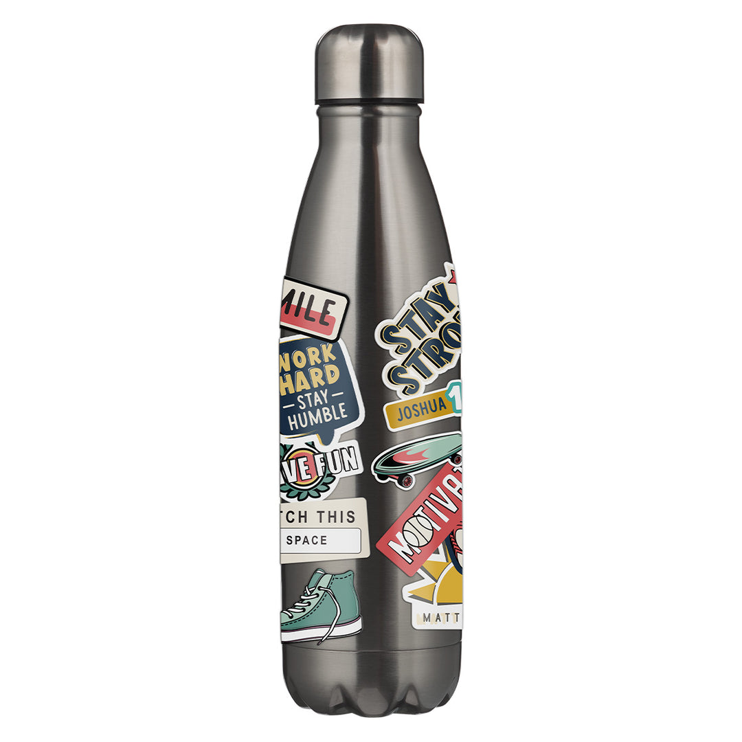 Work Hard Stay Humble Stainless Steel Water Bottle