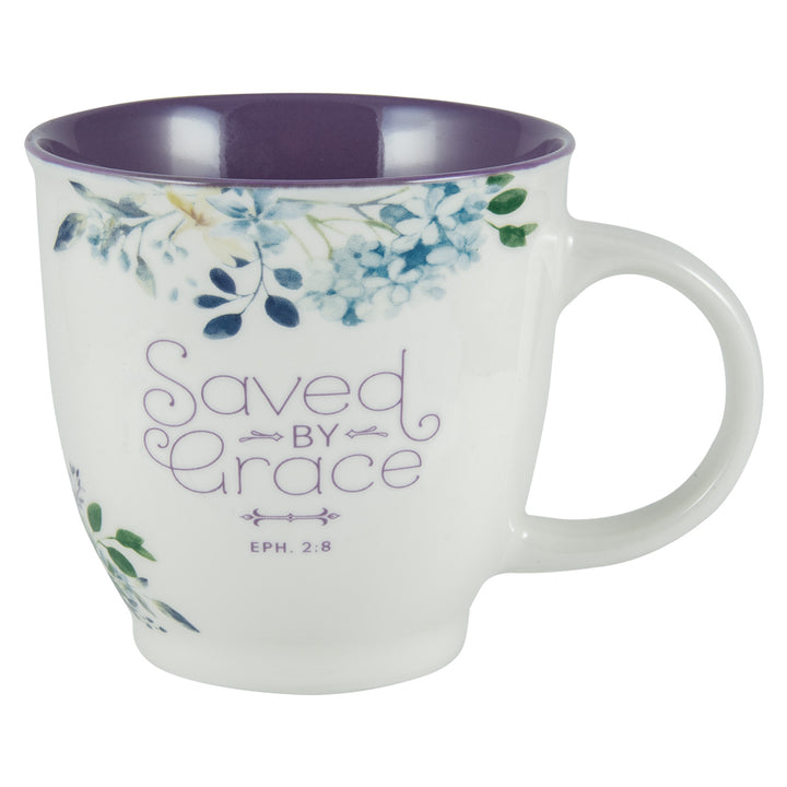 Saved By Grace Ceramic Mug - Ephesians 2:8