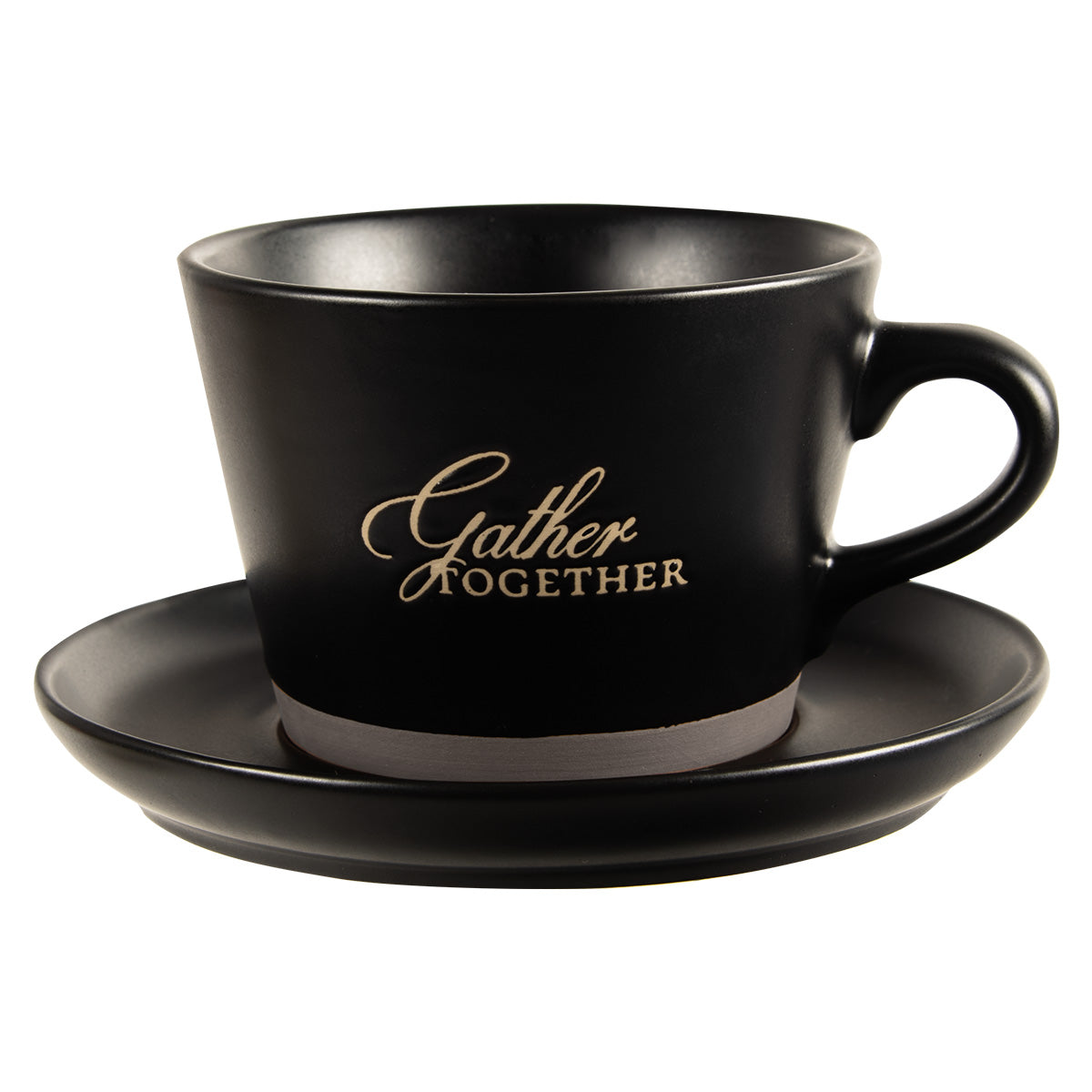 Gather Together Two Piece Ceramic Mug & Saucer Set