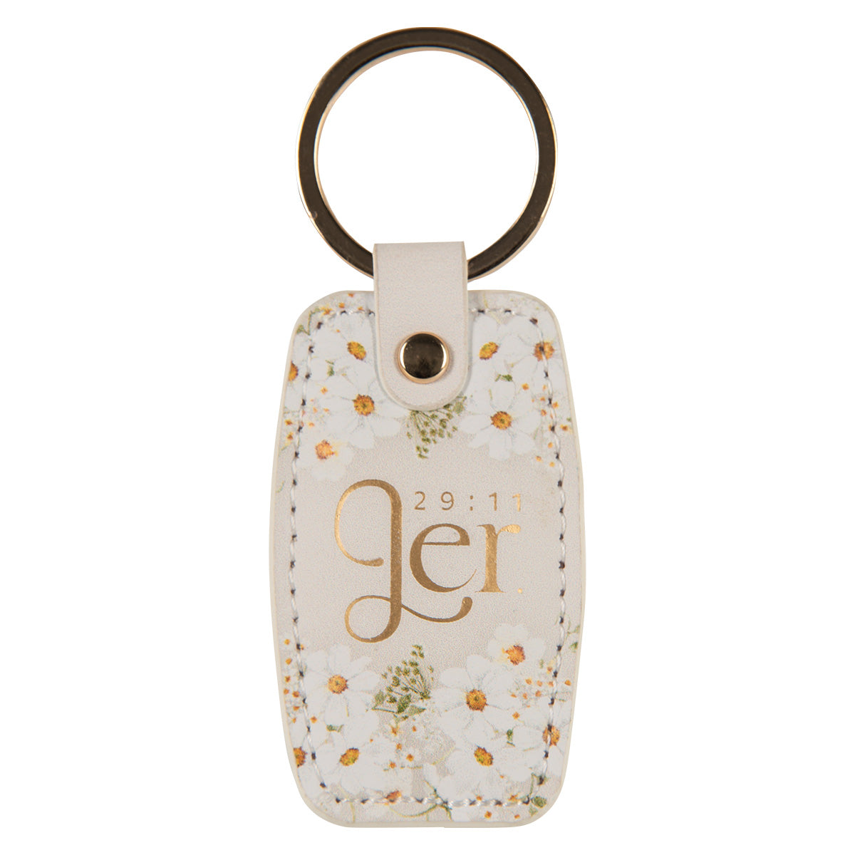 Plans to Give You Hope and a Future Faux Leather Key Ring