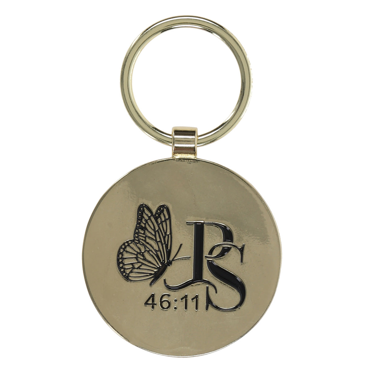Wees Stil en Weet Afrikaans Epoxy Metal Key Ring