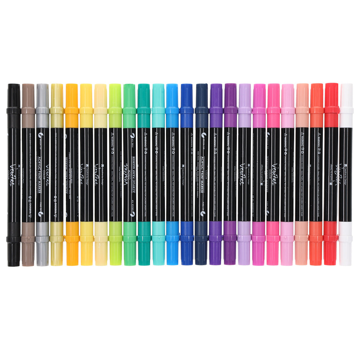 Veritas Twenty Four-Piece Acrylic Paint Marker Set