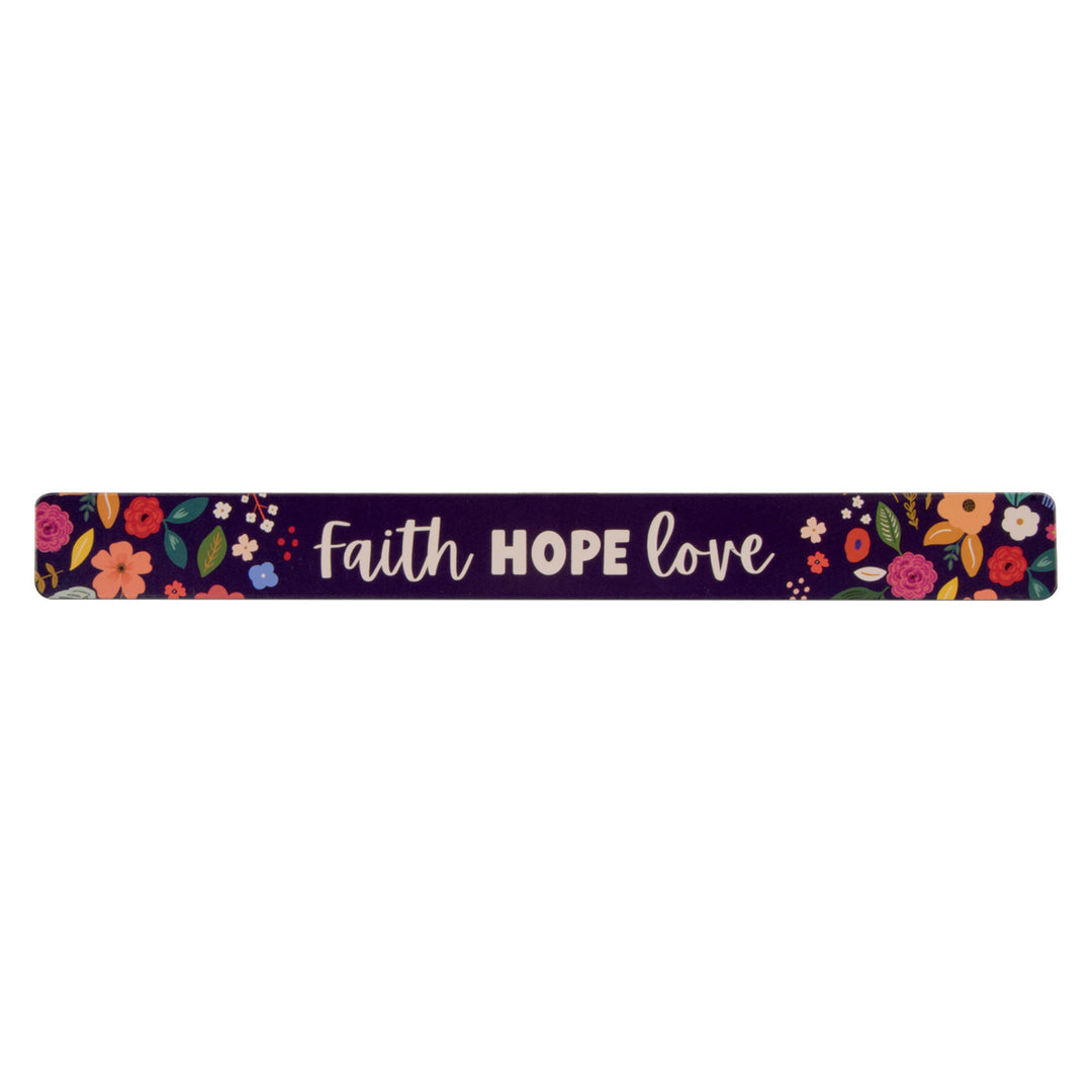 Faith Hope Love Magnetic Strip