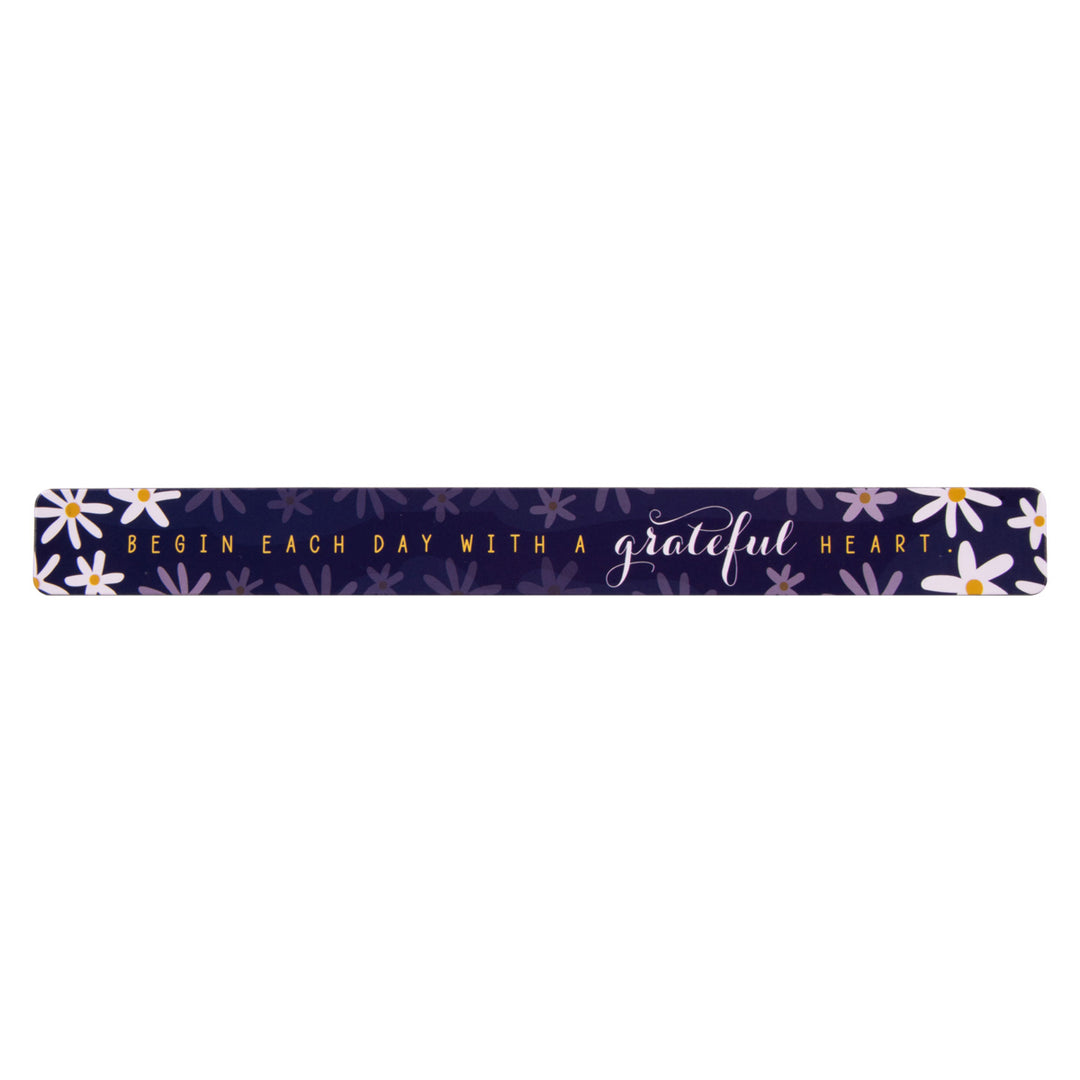 Begin Each Day with a Grateful Heart Magnetic Strip