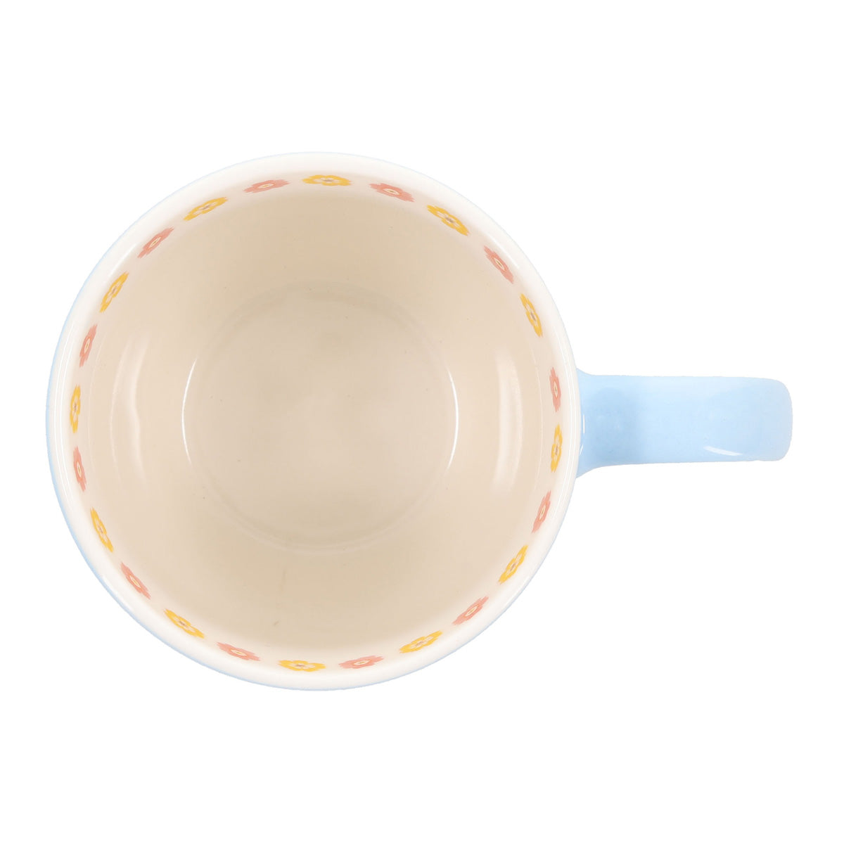 Start Each Day With A Grateful Heart Blue Ceramic Mug